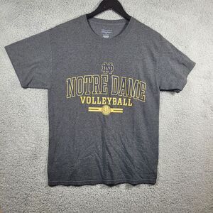 Champion Notre Dame Volleyball Team Size M Gray‎ T-shirt
